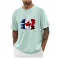 thumbnail image 1 of Pisexur T Shirts for Man , Chemises Blouses à Manches Courtes et Col Rond Imprimé pour Hommes, Mode Décontractée, Vert Menthe, Chemises de Golf pour Hommes & Chemises pour Hommes, 1 of 6