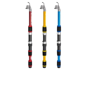 Fishing Rod and Reel Combos Telescopic Fishing Rods Spinning Reels Lures Set with Carry Bag