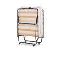 thumbnail image 2 of Linon Lit Pliant en Métal Luxor avec Matelas en Mousse Mémoire, Beige, 2 of 23