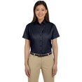 thumbnail image 3 of Harriton Ladies' Easy Blendâ„¢ Short-Sleeve Twill Shirt with Stain-Release, 3 of 4