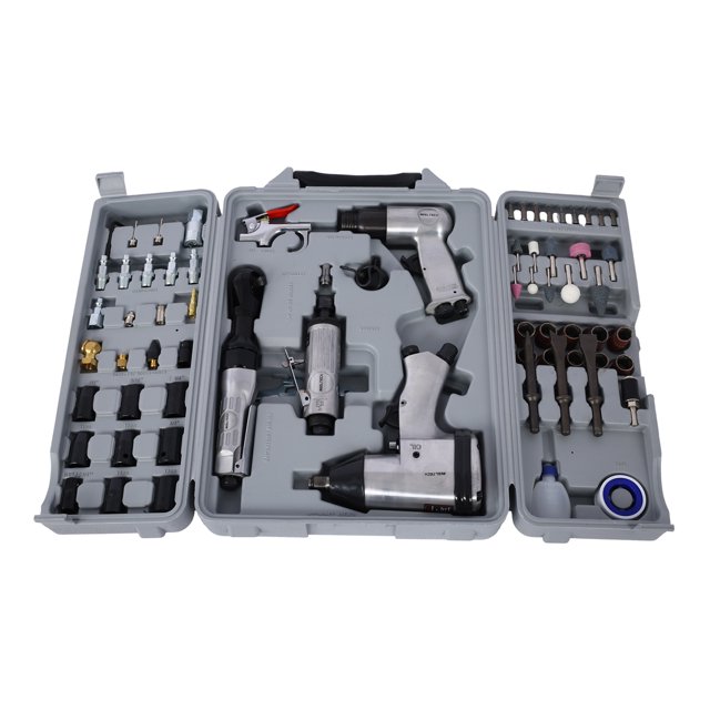 Decodeary Efficient Pneumatic Tool Set For Unisex And College Students Versatile Metal Tool Kit 4 In 1 Wrench