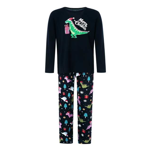 Faithtur Tenue de Noël Parent-Enfant, Pyjama/combinaison à Manches Longues Imprimé