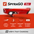 thumbnail image 2 of SPYRA Pistolet à Eau Électrique, Jouet à Jet DEL pour l'Extérieur, SpyraGO, Rouge, 2 of 9