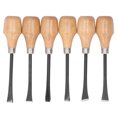 thumbnail image 2 of Wood Carving Chisel Kit, Wood Carving Chisel Tools Non Slip Closely Connect Steel Ergonomic Design Portable  for Carpenter for DIY Art Craft, 2 of 7