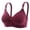 Red, variant on BVOFAR Push Up Bra for Women Comfy No Underwire T-Shirt Bras Full Coverage Anti-Sagging Bra Everyday Gather Bras