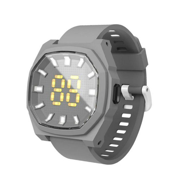 F1 Electronic Watch Waterproof Decorative 3D LED Large Screen Fashion Children Rhombus LED Digital Watch for Outdoor