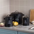thumbnail image 3 of 3PCS Potato Onion Storage Bin, Carbon Steel Kitchen Storage Bins, Eco Friendly Potato Keeper Storage Container, Onion Storage Box for Kitchen Counter & More, 3 of 7