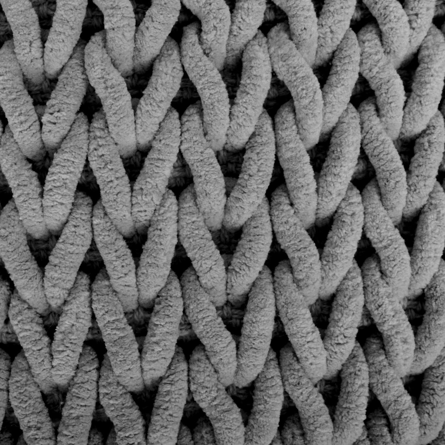 MODA BRAIDED MARBLE GREY BATH RUG 20x32"