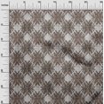 thumbnail image 3 of oneOone Rayon Brown Fabric Geometric Dress Material Fabric Print Fabric By The Yard 56 Inch Wide, 3 of 4