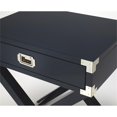 thumbnail image 2 of Butler Specialty Anew Campaign Table d'Appoint Bleu, 2 of 4