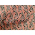 thumbnail image 4 of oneOone Cotton Poplin Fabric Leaves & Floral Block Print Fabric By Yard 56 Inch Wide, 4 of 5