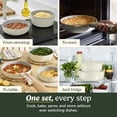 thumbnail image 4 of Cuisinart 13-Piece Ceramic Nonstick Cookware Set, Detachable Handle D53C | PURELYCERAMIC, Pots & Pans Set, Stackable Space-Saving Design, 4 of 6