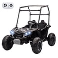 thumbnail image 1 of BeesClover 24V Kids' Heavy-Duty Ride Power Wheel with Tent 4WD Off-Road Electric Vehicle, LED Lights, Music & Horn, Shock Absorbers, 3-Speed Options, 4 MPH Mini Golf Cart,2-Seater, 1 of 9