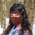 thumbnail image 1 of TOUMENY Winter Face Mask, Thickened Fleece Neck Ear Protection for Skiing Snowboarding, Cold Weather Windproof Breathable Full Coverage Balaclava, 1 of 5