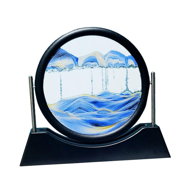 jifeng Cadre Photo 3D Sablier Peinture Cadre en Plastique Jouets Rond A