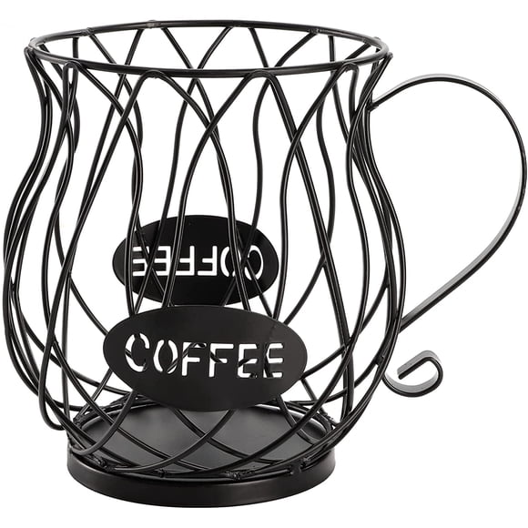 Grand Porte-Gobelet K pour Dosettes de Café, Organisateur de Tasse, Rangement en Métal pour Dosettes d'Espresso