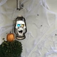 thumbnail image 3 of Halloween Skull Lamp Mini LED Lantern for Indoor Outdoor Fall Decor with Adjustable Brightness and Multi-Color Flashing Eyes, 3 of 6