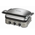 thumbnail image 3 of Cuisinart Stainless Steel 5-in-1 Griddler with Reversible Nonstick Grill and Griddle Plates, 1500 Watts, 3 of 7