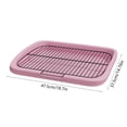 thumbnail image 3 of EGNMCR Flat Bottom Dog Toilet Detachable And Washable Pet Specific Dog Urine Potty Easy To Clean Designs Suitable For Small And Medium Sized Dogs Plastics dog toilets, 3 of 6