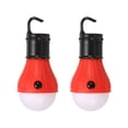 thumbnail image 1 of Unique Bargains Tent Lantern, 2 Pack Camping Light LED Camping Lantern, 4.72' x 2.05', Red, 1 of 5