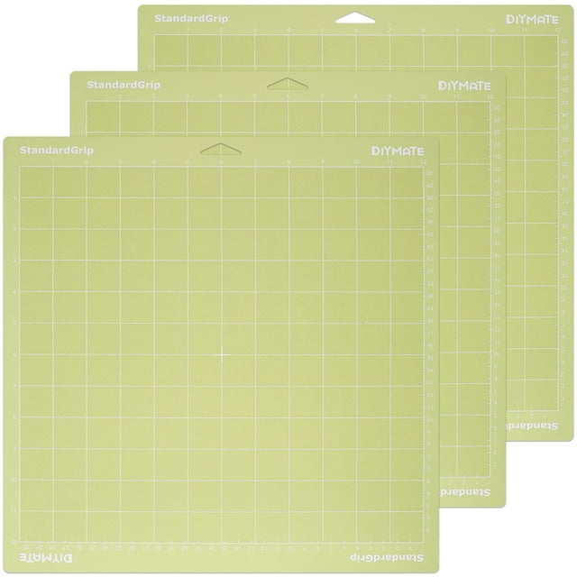 AMERTEER Cutting Mat 3Pcs PVC Craft Cutting Pad Reusable Eco-Friendly 12x12in Craft Cutting Board Multifunctional Cutting Mat for Paper Carving Cricut Machine Craft Work Fabric Project