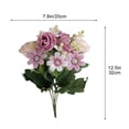 thumbnail image 3 of Wzzjkit Artificial Flowers for Outdoors, Fake Realistic Flowers with Plastic Plants Spring Decor, Handheld Faux Flowers for Outside Window Box Front Porch Planter Decor, 3 of 7