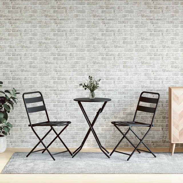 vidaXL 3D Wall Panels with Light Grey Brick Design 11 pcs EPS