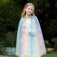 thumbnail image 2 of Cape d'Été Arc-en-Ciel pour Fille Princess, 2 of 6