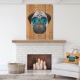 thumbnail image 4 of Design Art - Chien Drôle avec Lunettes Bleues, 4 of 5