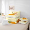 thumbnail image 5 of YST Ensemble de Douillette Cartoon Mignon Capybara, 7 Pcs, Format Double, Polyester, 5 of 5