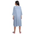 thumbnail image 4 of Moomaya Nuisette Imprimée pour Femmes Longueur Genou en Coton Tenue de Nuit Courte, 4 of 6