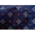 thumbnail image 4 of oneOone Cotton Silk Fabric Check Kasuri Print Fabric By The Yard 42 Inch Wide, 4 of 4
