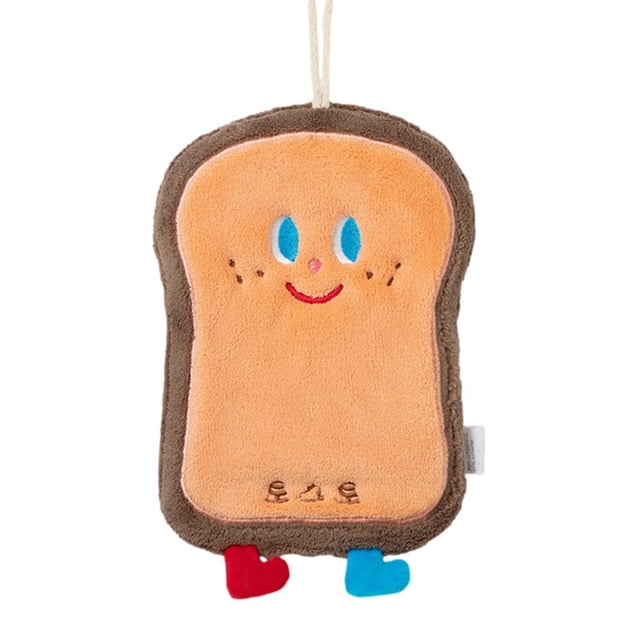 Korean Cute Cartoon Hand Towel Hanging Bread Cheese Donut Kitchen Quick Drying. D2K4