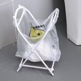 thumbnail image 2 of Foldable Trash Bag Holder Portable Garbage Bag Rack Waste Sorting Plastic Frame, 2 of 8