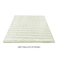 thumbnail image 3 of Mattress Protector Quilted Cotton Pad | No Slipping Washable Mattress Topper | Thin Breathable Bed Cover for Dormitory Student Bed | Protective Pad for Mattress, 3 of 6