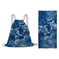 thumbnail image 2 of LSLJS Microfiber Beach Towel Oversized Beach Blanket Two-in-one Beach Bag-digital Printed Drawstring Bag, Beach Towel Bath Towels, 2 of 9