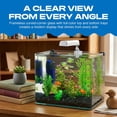 thumbnail image 4 of Penn-Plax Water-World Radius 3.4 Gallon Frameless Desktop Aquarium Kit with Cascade 170 Internal Filter, 4 of 7