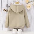 thumbnail image 4 of Kids Winter Coat Cartoon Printed Solid Color Lightweight Coat Windproof Jacket Child Puffer Jacket 6-7 Years Kids Clothes, 4 of 6