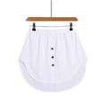 thumbnail image 2 of 2025 Mini Chemise Inférieure Jupe de Maternité pour Femmes Extensions Haut Tout Bas Mini Jupes pour Femmes Superposition Taille Mini avec Ensemble Jupe Deux Pièces pour Femmes Chemise Élastique Rallonge de Bande Robe pour, 2 of 2