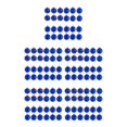 thumbnail image 1 of Transemion 24pieces Effective Decoration Balls Easy To Christmas Essentials Durable blue 5Set, 1 of 6