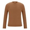 thumbnail image 4 of Styesk Chandail pour Hommes, Manches Longues, Col Rond, Tricoté Uni, 4 of 6