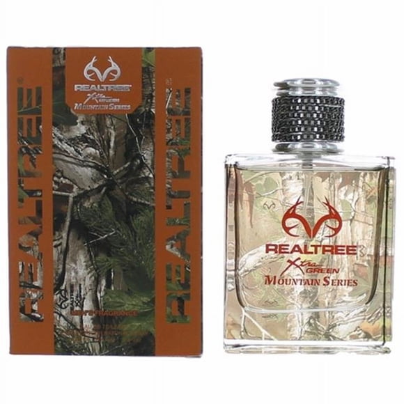 Realtree amrtms34s 3.4 oz Mountain Series Eau De Toilette Spray for Men