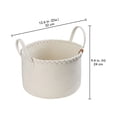 thumbnail image 4 of HOMETRENDS Cotton Rope Storage Basket with Handles, 4 of 5