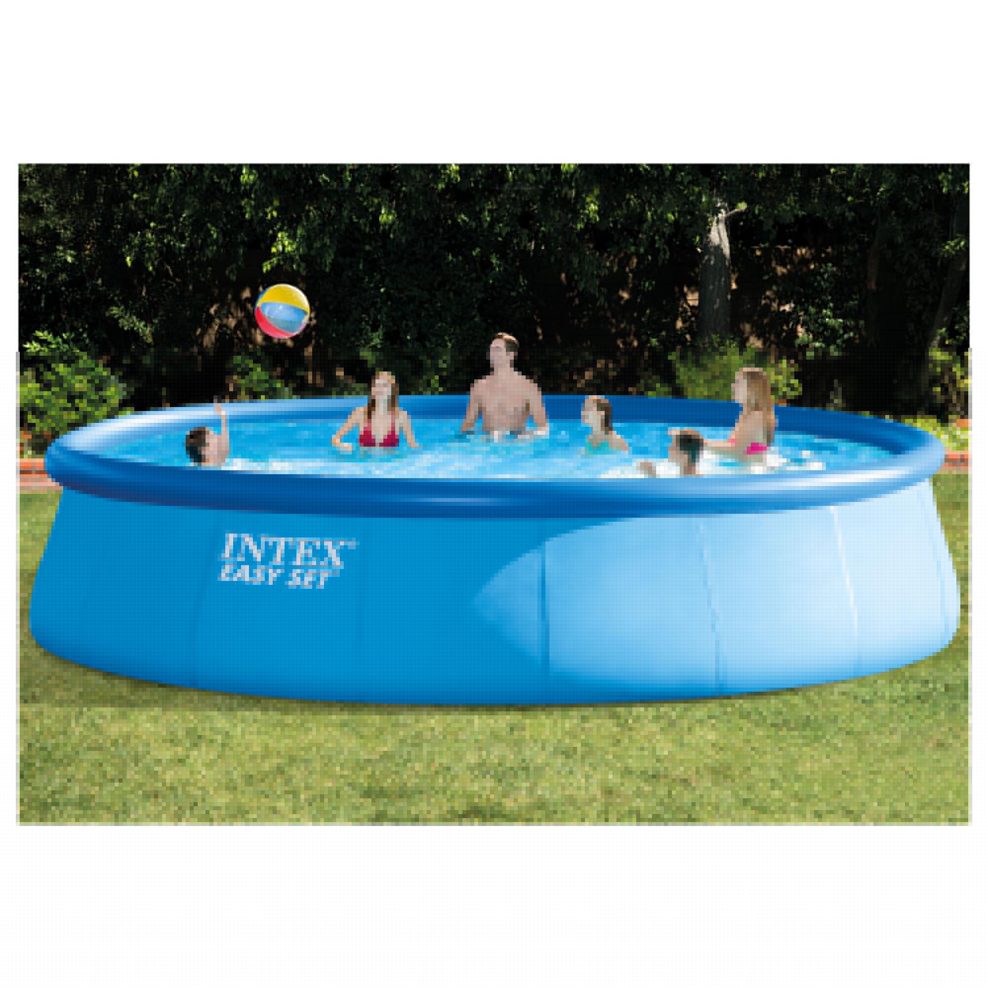 thumbnail image 3 of Intex Piscine Ronde Gonflable, Couverture de Piscine Solaire Ronde de 18 Pieds et Filtre de Type A (Lot de 6), 3 of 10