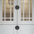 thumbnail image 2 of Miangastore 2 Pcs Poignées d'Armoire Demi-Rondes Poignées d'Armoire de Cuisine Chambre Garde-Robe Poignées de Tiroir Poignées de Porte de Meuble, 2 of 9