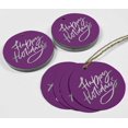 thumbnail image 4 of Inkdotpot Real Silver Foil Happy Holiday Tags Favor Hang Paper Tags 100 Pieces, 4 of 6