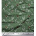 thumbnail image 1 of Soimoi Velvet Fabric Watches & Texture Print Sewing Fabric Yard 58 Inch Wide, 1 of 2