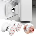 thumbnail image 2 of TIELUTT Heavy Duty RV Camper Trailer Door Stop Holder with Base and Protective Rubber Pad for Door Hinge Stopper Large Pin Bumper Door Stop Portable Door Alarm Door Stops for Hinge Baseboard Door Bum, 2 of 6