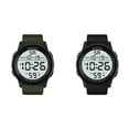 thumbnail image 1 of (2-Pack) Rinsvye Men Digital Wrist Sport Womens Watch with Numbers Analog Watch Men's Watch Wrist Stop Watch Digital Watch Classic Digital Watch Countdown Timer Watch, 1 of 3