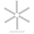thumbnail image 4 of 7 Bandes de Poids de Roue de Voiture en Acier Bloc de Poids de Pneu Bloc de Poids de Roue en Acier Remplacement de Poids de Roue de Voiture, 4 of 7